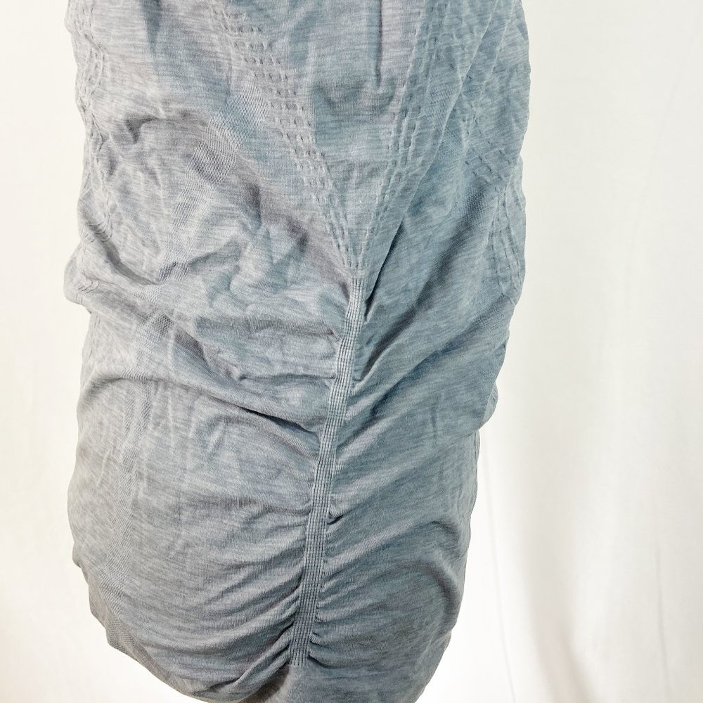 Athleta Speedlight Heather Tank Size M Racerback Ruched - Picture 5 of 8